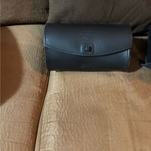 Harley-Davidson Black Leather Toiletry Bag
